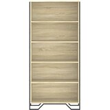 Ormarić za knjige boja hrasta 80x31x169 cm konstruirano drvo | shoptok.hr