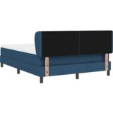 Box Spring Krevet s Madracem Plava 140x200 cm Tkanina | shoptok.hr