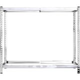  Stalci za gume s 2 razine 4 kom srebrni 110x40x110 cm čelični | shoptok.hr