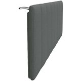 vidaXL Jastuk za uzglavlje tamnosivi 160 cm od tkanine | shoptok.hr
