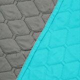 DecoKing Prekrivač Axel 260x280 cm, tirkizna/siva | shoptok.hr