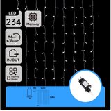 Aigostar led spoljna božićna girlanda 234xLED/3,6W/230V 1,2x1,8m IP44 hladno bela | Eponuda.com