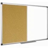 Ploča 60 x 90 cm, kombinirana (pluto + magnet)