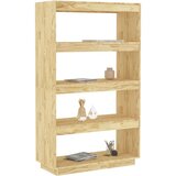 vidaXL knjižna omara za razdelitev prostora 80x35x135 cm borovina | Shoptok.si