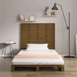  Stensko posteljno vzglavje medeno rjavo 81x3x91,5 cm borovina, (20735772) | Shoptok.si