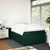 Box spring krevet s madracem tamnozeleni 120x200 cm baršunasti | shoptok.hr