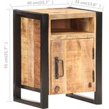  Noćni ormarić 40 x 35 x 55 cm od masivnog drva manga | shoptok.hr