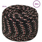  Višenamjensko pomoćno uže 12 mm 25 m Crna i crvena PP - Crna i crvena 12 mm 25 m | shoptok.hr