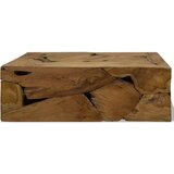  Klubska mizica 90x50x30 cm prava tikovina rjava, (20715768) | Shoptok.si