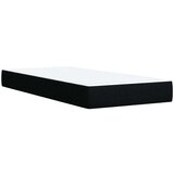 vidaXL Box spring postelja z vzmetnico črn 90x190 cm blago | Shoptok.si