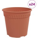  Okrugla saksija za cveće 24 pcs Crvena cigla Ø 17 x 14 cm | Eponuda.ba