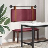  Držeće uzglavlje Zidne Vinska crvena 110 x 55 x 5 cm Antikni PU - boja crnog vina 100 cm bez LED | shoptok.hr