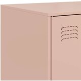 vidaXL Komoda ružičasti 67 x 39 x 107 cm čelična | shoptok.hr