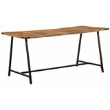  Blagovaonski stol 160 x 80 x 75 cm masivno drvo manga | shoptok.hr