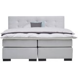 MID.YOU POSTELJA BOXSPRING x , leseni material siva | Shoptok.si