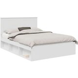  Konstrukcija postelje Bela 140 x 200 cm Masivno borovo les, (5000104208) | Shoptok.si