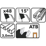  Karbidna lista pile za drvo 305x30 48z TDD-305x30x48Z | shoptok.hr