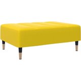  kavč dvosed s stolčkom za noge rumen žamet, (21228606) | Shoptok.si