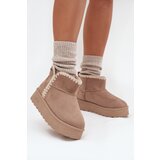 Big Star Women's Snow Boots On Platform With Stitching | Shoptok.si