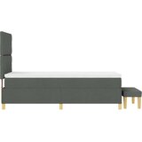  Krevet s opruga kutije Tamno siva 200 x 90 cm tkanina | shoptok.hr