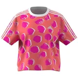 Adidas Majice s kratkimi rokavi 3 Stripes CR Rožnata