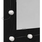  Ogledalo ormar Crni hrast 60 x 31,5 x 62 cm Konstruirano drvo | shoptok.hr