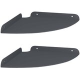  Lebdeća polica s policom 2 pcs Antracit 24 x 24 x 2 cm | shoptok.hr