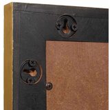 vidaXL Zrcalo za kupaonicu Zidne Crna i zlatna 50 x 2.5 x 70 cm | shoptok.hr