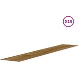  Zidne ploče s izgledom drva smeđe od PVC-a 2,06 m² | Eponuda.com