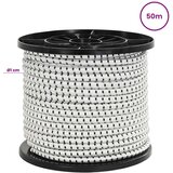  Bungee užadi 10 mm Crna i bijela PP i guma - Crno i bijelo 10 mm 50 m | shoptok.hr