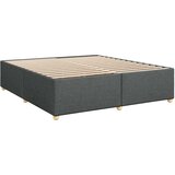vidaXL Box spring postelja z vzmetnico temno siva 180x200 cm blago | Shoptok.si