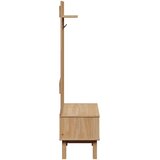 Element za predsoblje OTTA 50 x 40 x 160 cm od masivne borovine | Eponuda.ba