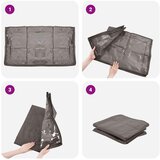  Kutija za pohranu s prozirnim prozorom na vrhu 2 pcs Siva - Siva 2 70 x 40 x 18 cm | shoptok.hr