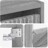  Ormar za cipele na zidu ARNHEM 71 x 17 x 43 cm Siva Sonoma - Siva Sonoma | shoptok.hr