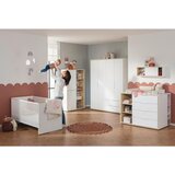 Paidi OTROŠKA POSTELJICA Lieven hrast v celoti masivno 144/76,3 cm bela, barve hrasta | Shoptok.si