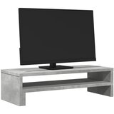  Stalak za monitor siva boja betona 54x22x15 cm drveni | shoptok.hr