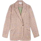 Scalpers Blazer 'Ethnic' rjava / lila / bela