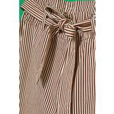 Marisse Women's Trousers L-Sp-4015 Brown_Off White | ePonuda.com