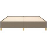  Okvir za krevet bez madraca smeđesivi 160x200 cm od tkanine | shoptok.hr