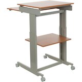 MID.YOU Pisalna Miza Workstation, Siva, Barva Bukve | Shoptok.si