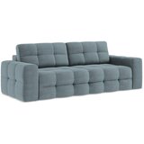 Makamii Modra raztegljiva sedežna garnitura iz tkanine bouclé 255 cm Milu – | Shoptok.si