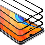 Cadorabo Huawei Y6S - Zaščitna folija v transparentno s čarno - 3-pack Kaljeno steklo za zaščito zaslona s trdoto 9H in 3D dotikom, (20547987) | Shoptok.si