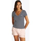 Tommy Jeans Majica 'ESSENTIAL' temno modra / bela | Shoptok.si
