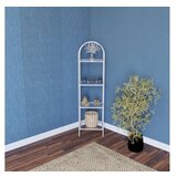 Hanah home polica za knjige mona 40 white fume
