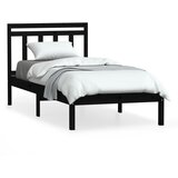 Furnova Posteljni okvir črn iz borovine 100x200 cm, (21942087) | Shoptok.si