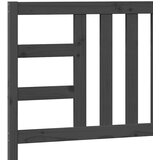  Uzglavlje za krevet sivo 106 x 4 x 100 cm od masivne borovine | shoptok.hr