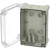 Fibox Enclosure, PC Clear transparent cover 5824029 univerzalno kućište 187 x 122 x 90 polikarbonat svijetlosiva (RAL 7035) 1 St. Cijene