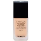 Chanel Le Teint Ultra SPF15 tekući puder s mat efektom 30 ml Nijansa 20 beige