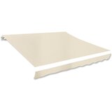 vidaXL platno za tendu krem 3 x 2,5 m (okvir nije uključen) Cijene