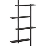  Zidna polica Crni hrast 61 x 13.5 x 105.5 cm Prerađeno drvo | shoptok.hr